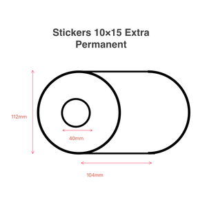 Stickers 10x15 Extra Permanent (8.000 per doos) Etiketten 10x15 WIT HDPE-folie 200 micron (4.200 per doos) Witte labels 10 x 15 cm Witte etiketten 10 x 15 cm HDPE labels 10 x 15 cm HDPE etiketten Waterbestendige labels Scheurbestendige labels Scheurvaste etiketten Industriële labels Labels voor logistiek Magazijn labels Productidentificatie labels Labels voor labelprinter Thermische labels 10 x 15 cm