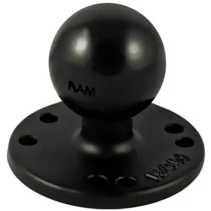 RAM-202U Kogel Flens RAM-202U RAM Mount ronde basis RAM Mount round plate RAM C-size montagebasis RAM Mount C-kogel RAM 1,5 inch kogel RAM flensplaat RAM drill-down base RAM AMPS basis Ronde montagebasis Montagebasis met kogel Industriële RAM Mount