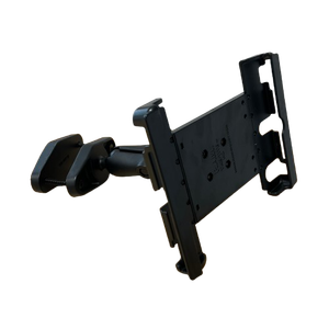 RAM Heavy Duty Tablethouder Set De RAM Mount Heavy-Duty Tablethouder Set is ontwikkeld voor het stevig en flexibel bevestigen van tablets in veeleisende werkomgevingen. Dankzij het modulaire kogelgewrichtsysteem is de houder eenvoudig te verstellen voor een optimale kijkhoek, terwijl de robuuste constructie zorgt voor betrouwbare ondersteuning in onder meer voertuigen, magazijnen en industriële toepassingen. RAM Mounts staat bovendien bekend om zijn duurzame, rugged oplossingen voor professioneel gebruik.  Voordelen: Stevige en betrouwbare bevestiging, voor professioneel gebruik in ruwe en veeleisende omgevingen.  Flexibel verstelbaar, dankzij het RAM ball-and-socket-systeem, dat vrijwel onbeperkte positionering mogelijk maakt.  Minder last van schokken en trillingen, door het trillingsdempende ontwerp van het montagesysteem.  Duurzame constructie, met materialen die zijn ontworpen voor langdurig en intensief gebruik. Bij verschillende RAM-oplossingen gaat het om combinaties van aluminium, roestvrij staal en high-strength composiet.  Breed inzetbaar, in onder meer voertuigen, heftrucks, magazijnen en andere industriële werkomgevingen.