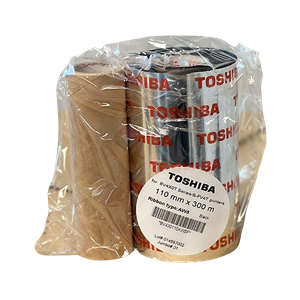 Doos Printlinten Wax/Resin 110mm x 300m (10 rollen) Wax/resin printlinten Printlint 110 mm x 300 m Thermal transfer lint Wax resin ribbon TTR lint 110 mm Thermisch transfer lint Printlint voor labelprinter Labelprinter lint Barcode printer lint Resin wax printlint Printlinten voor etiketten Doos printlinten 10 stuks