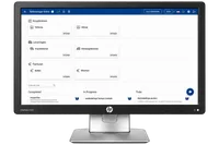 E232, voorkant van een HP monitor