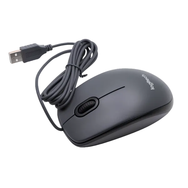 Logitech M90 Bedrade Optische Muis – Zwart
