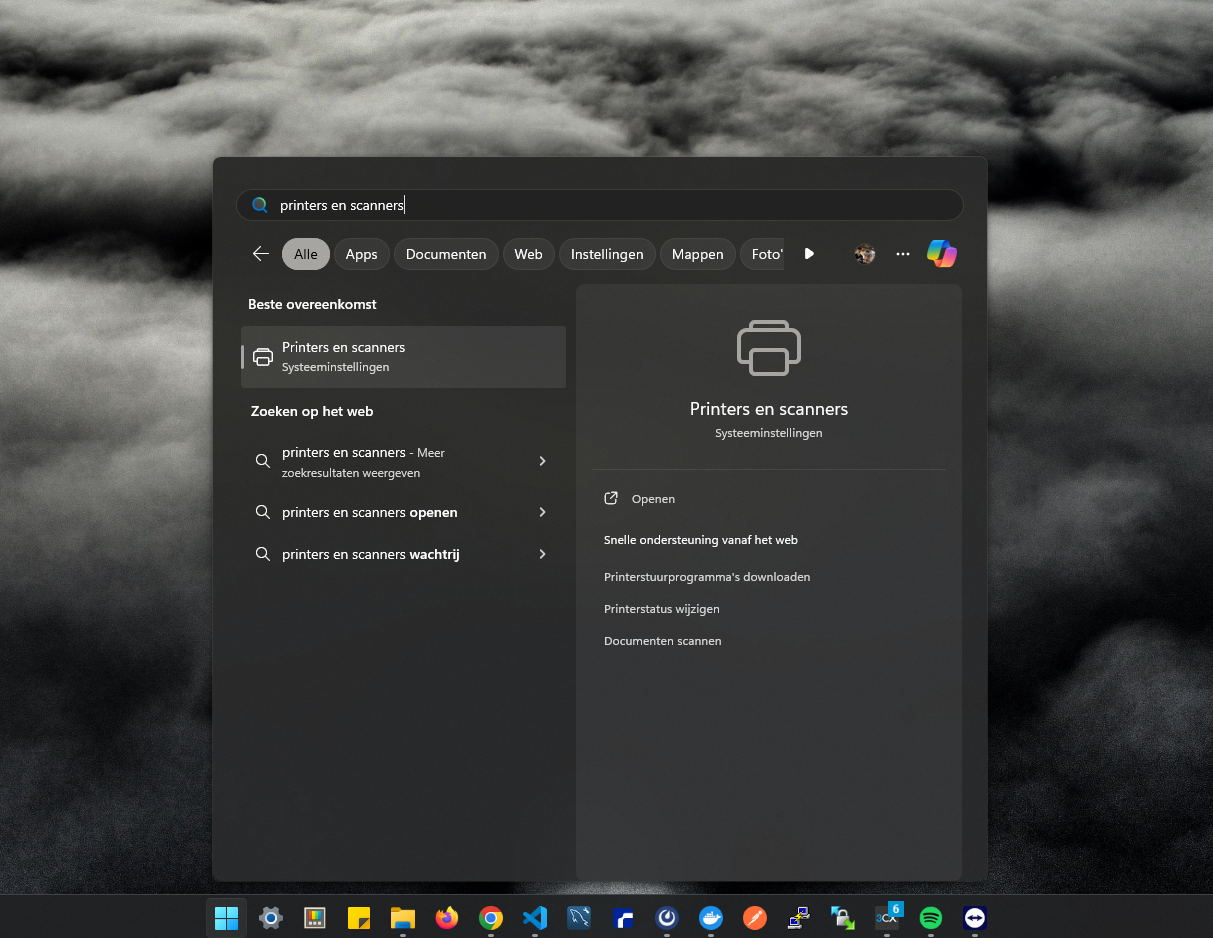 Printers en scanners