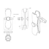 RAM Mount RAM-201U Klemarm - Afbeelding 5